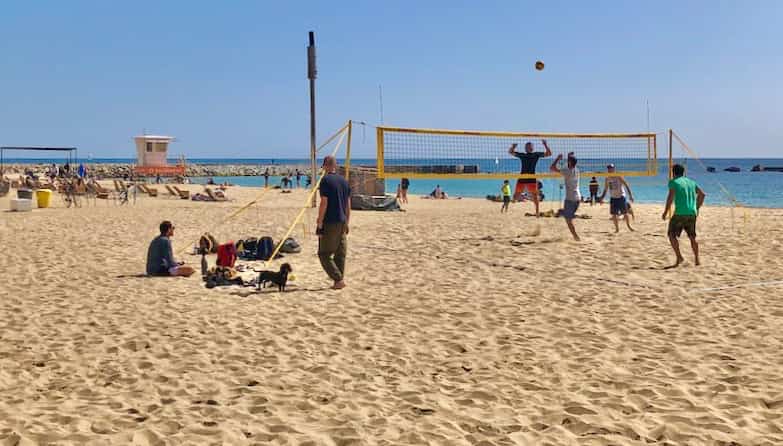 Beach-Volleyball in Barcelona